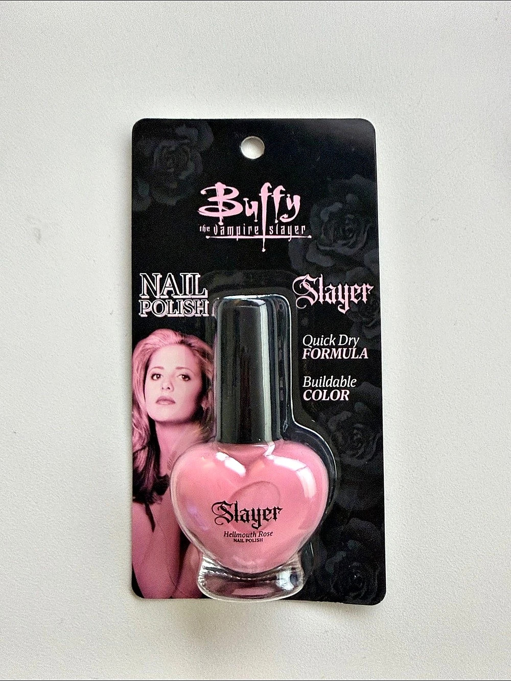 Buffy the Vampire Slayer Hellmouth Rose Nail Polish Pink NWT